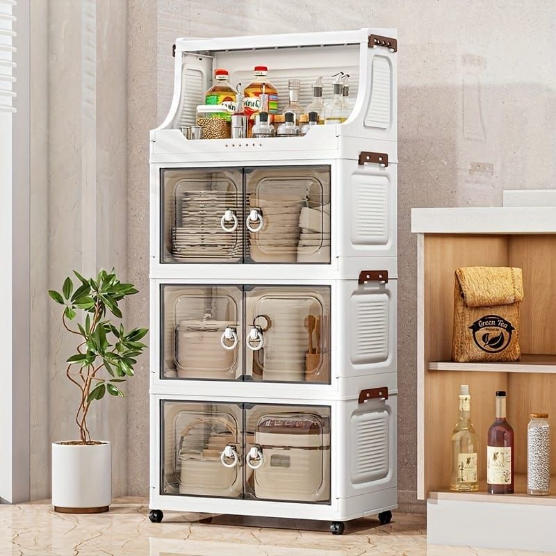 4-Layer Foldable Multi Storage Cabinet